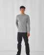 Polo's B&C ID.001 Men's long-sleeve polo shirt voor bedrukking &amp; borduring
