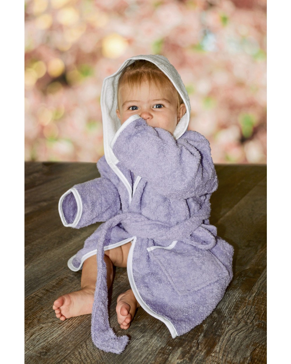 Produits éponges personnalisable A&R Babiezz® Bathrobe With Hood
