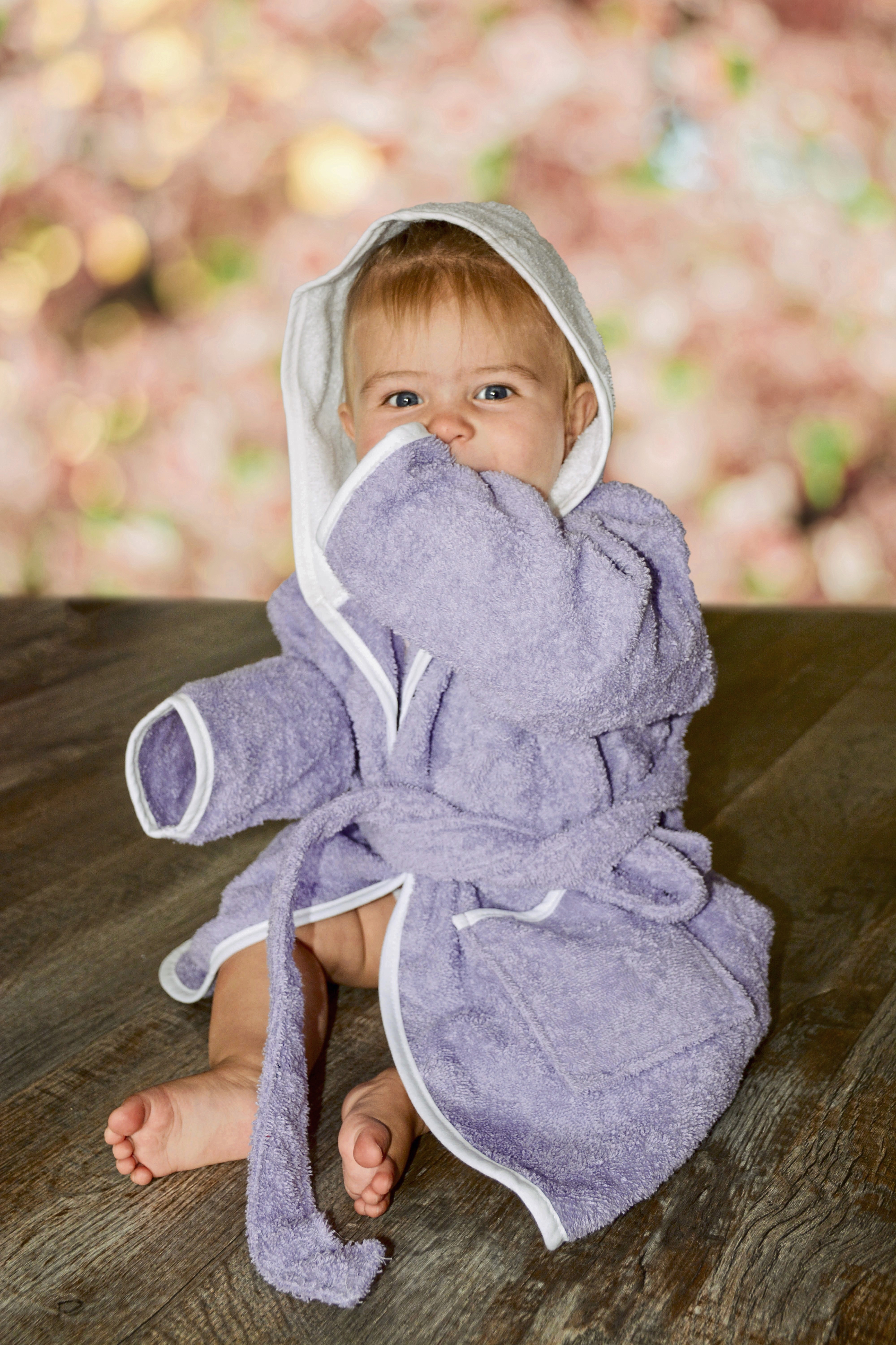 Produits éponges personnalisable A&R Babiezz® Bathrobe With Hood