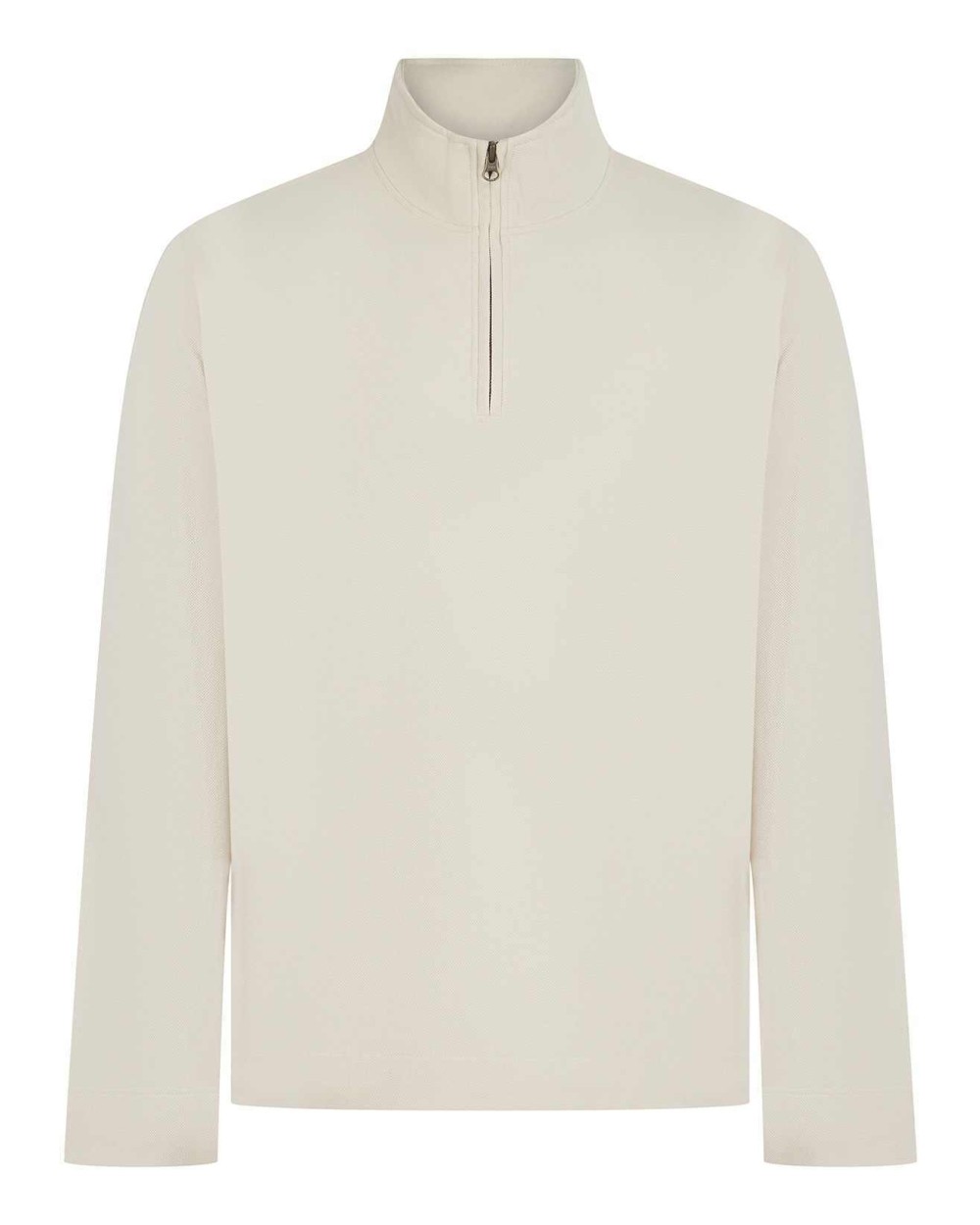 T-Shirts personnalisable FRONT ROW Haut en piqué premium avec zip 1/4