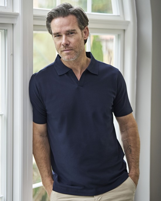 Polos personnalisable Tee Jays LUXURY STRETCH V-NECK POLO
