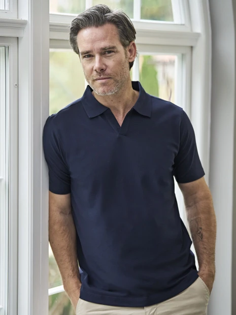 Polos à personnaliser TEE JAYS LUXURY STRETCH V-NECK POLO 