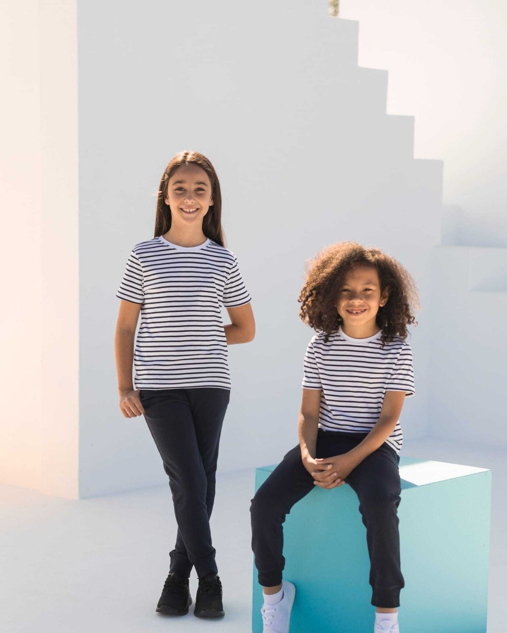 T-Shirts personnalisable SKINNIFIT T-shirt rayé enfant