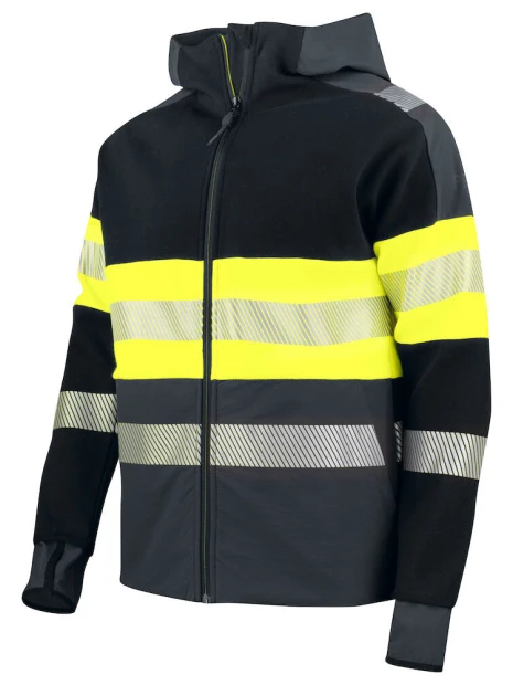 PROJOB 6122 SWEATSHIRT FULL ZIP CAPUCHE EN ISO 20471 CLASSE 1 /api/colors/f8fdaa66-6ddc-4b38-97a7-dc26c00d2622 personnalisable