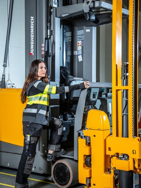 Sweat-shirts à personnaliser PROJOB 6122 SWEATSHIRT FULL ZIP CAPUCHE EN ISO 20471 CLASSE 1 