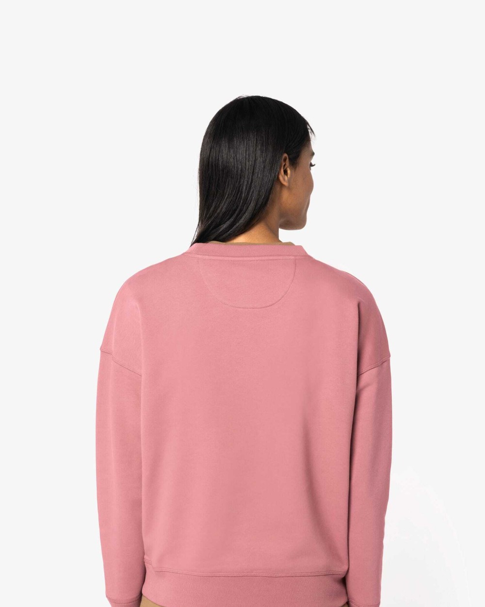 Sweaters & hoodies NATIVE SPIRIT Ecologische dames sweater met ronde hals en verlaagde schouders voor bedrukking &amp; borduring