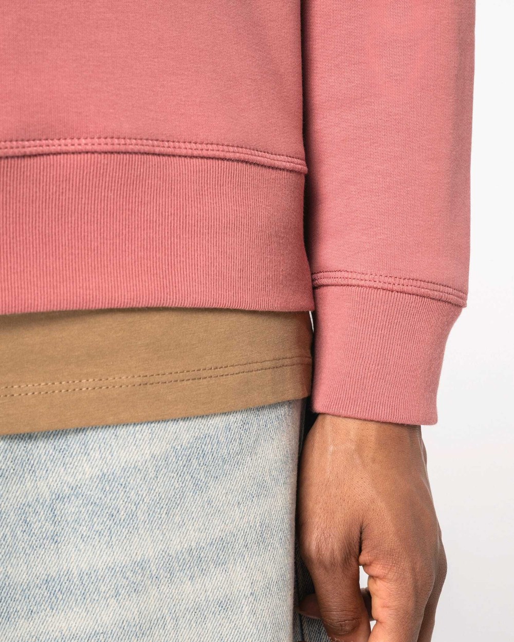 Sweaters & hoodies NATIVE SPIRIT Ecologische dames sweater met ronde hals en verlaagde schouders voor bedrukking &amp; borduring