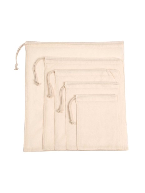 KIMOOD Sac à cordon coulissant en coton biologique  personnalisable