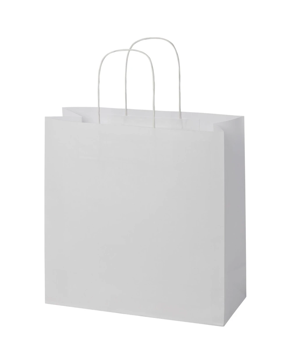Tassen & Zakken 4DO Papieren tas 120 g/m2 gemaakt van kraftpapier met gedraaide handgrepen - 31 x 12 x 31 cm voor bedrukking &amp; borduring