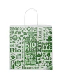 4DO Kraftpapiertasche 120 g/m² mit gedrehten Griffen – 31 × 12 × 31 cm Taschen personalisierbar