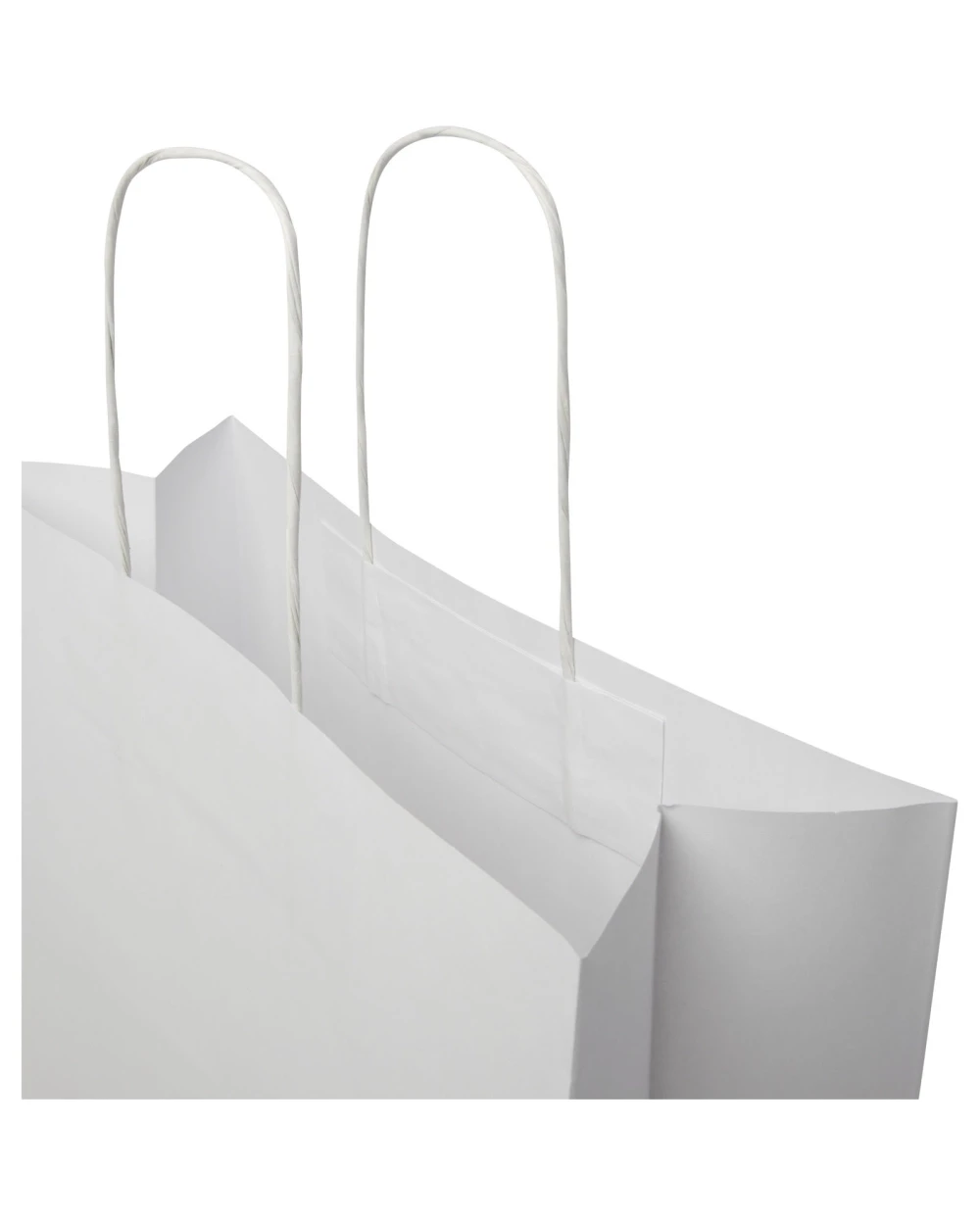 Sacs & Bagagerie personnalisable 4DO Sac en papier Kraft 120 g/m2avec poignées torsadées, 31 x 12 x 31 cm