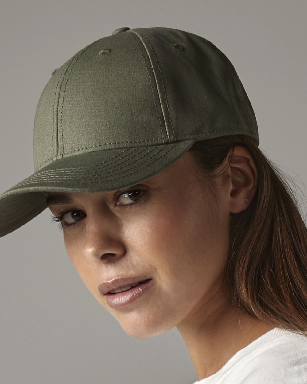 Petjes BEECHFIELD EARTHAWARE® ORGANIC COTTON CANVAS 6 PANEL CAP voor bedrukking &amp; borduring