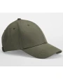 Petjes BEECHFIELD EARTHAWARE® ORGANIC COTTON CANVAS 6 PANEL CAP voor bedrukking &amp; borduring