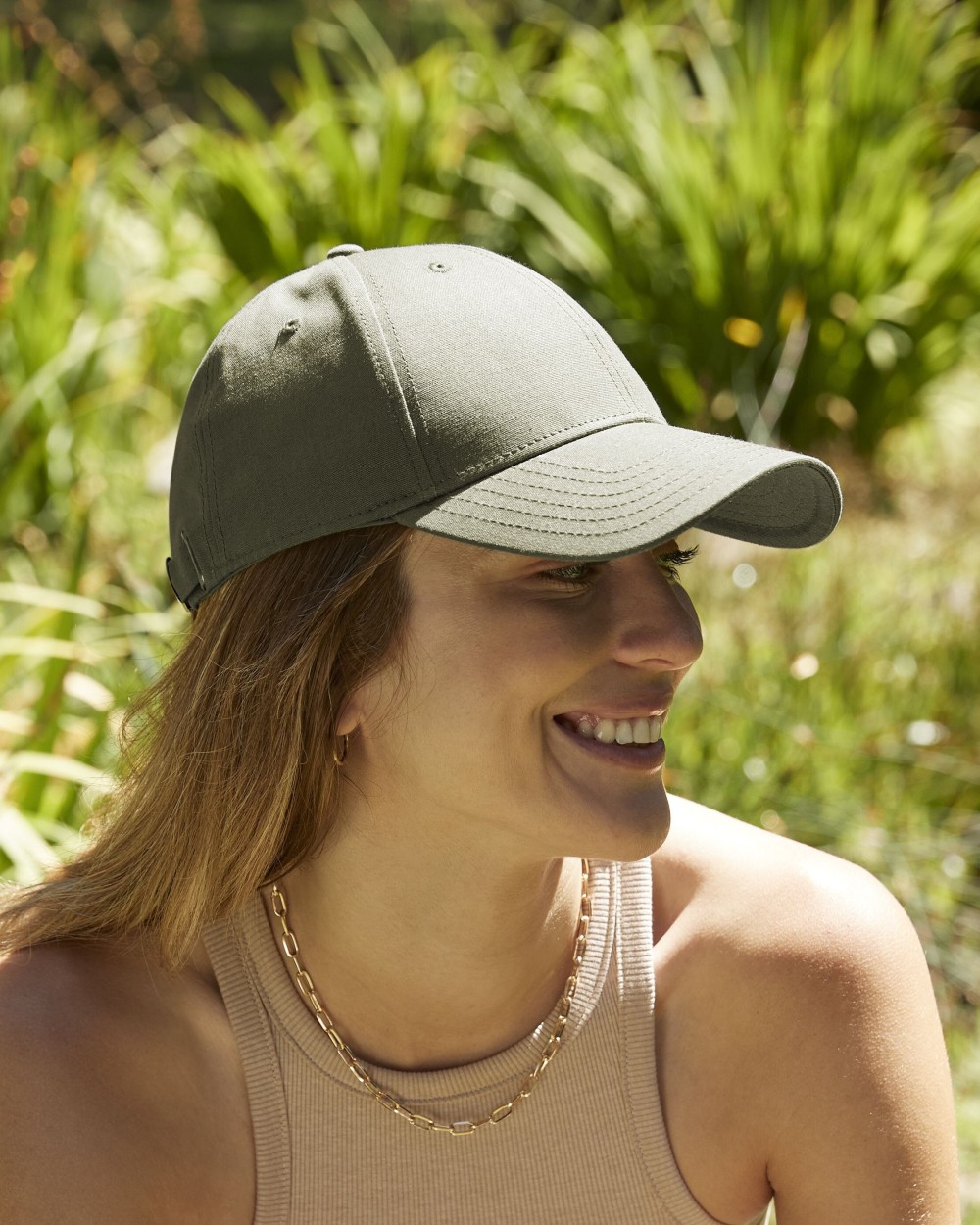 BEECHFIELD EARTHAWARE® ORGANIC COTTON CANVAS 6 PANEL CAP Kappen personalisierbar