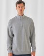 Sweaters & hoodies B&C ID.004 1/4 ZIP SWEATER voor bedrukking &amp; borduring