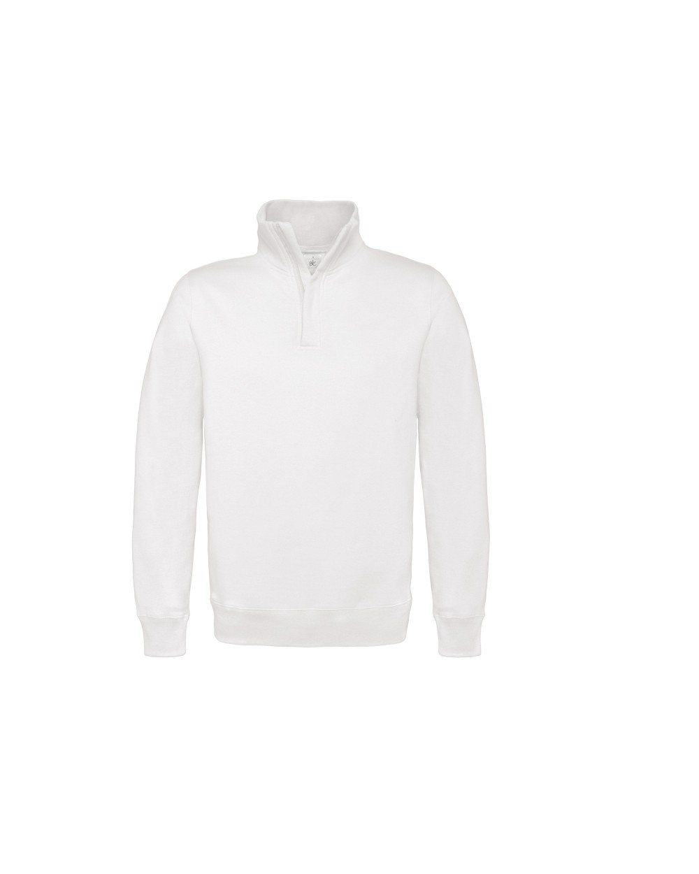 Sweaters & hoodies B&C ID.004 1/4 ZIP SWEATER voor bedrukking &amp; borduring