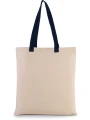 KIMOOD Sac shopping plat en toile avec poignées contrastées /api/colors/64659c94-82a9-4642-87a9-943b29b87258 personnalisable