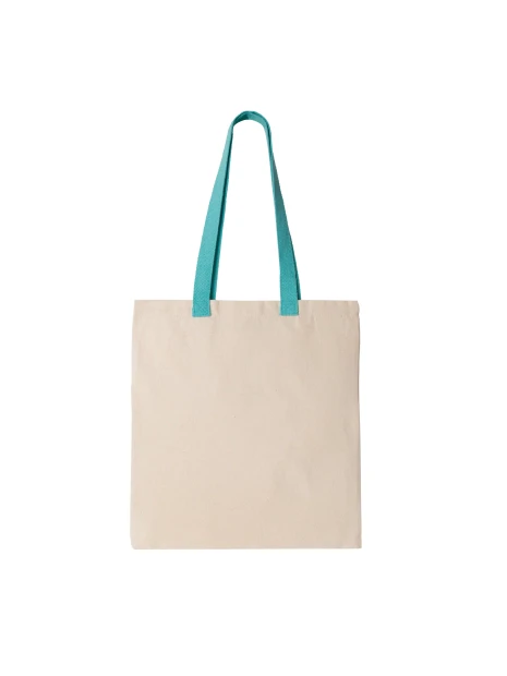 KIMOOD Sac shopping plat en toile avec poignées contrastées /api/colors/7408aa03-f6e6-478e-b7c1-2dee513cee3f personnalisable