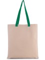 KIMOOD Sac shopping plat en toile avec poignées contrastées /api/colors/396612c3-d10a-4318-b4ae-f9de5d3ef35a personnalisable