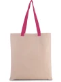 KIMOOD Sac shopping plat en toile avec poignées contrastées /api/colors/d54d18d7-31bc-40ab-919c-7e03a59e5cac personnalisable