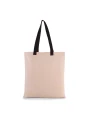 KIMOOD Sac shopping plat en toile avec poignées contrastées /api/colors/63e06a2f-1a57-4e61-b4dd-0c6e0b64741e personnalisable