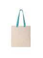 KIMOOD Sac shopping plat en toile avec poignées contrastées /api/colors/7408aa03-f6e6-478e-b7c1-2dee513cee3f personnalisable
