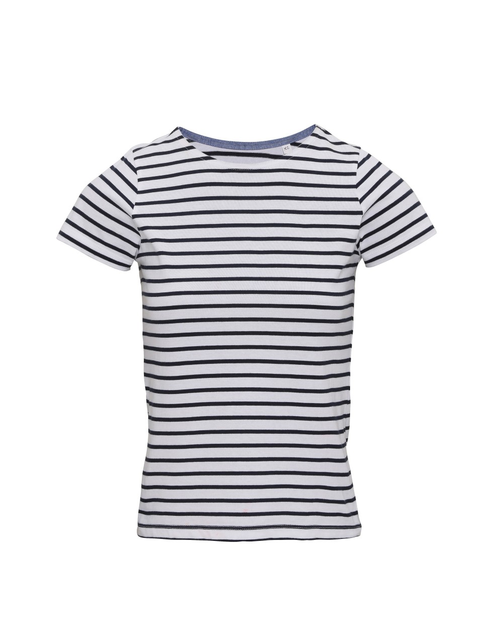 T-shirts ASQUITH & FOX Women´s Marinière Coastal Short Sleeve Tee voor bedrukking &amp; borduring