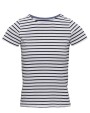 T-shirts ASQUITH & FOX Women´s Marinière Coastal Short Sleeve Tee voor bedrukking &amp; borduring