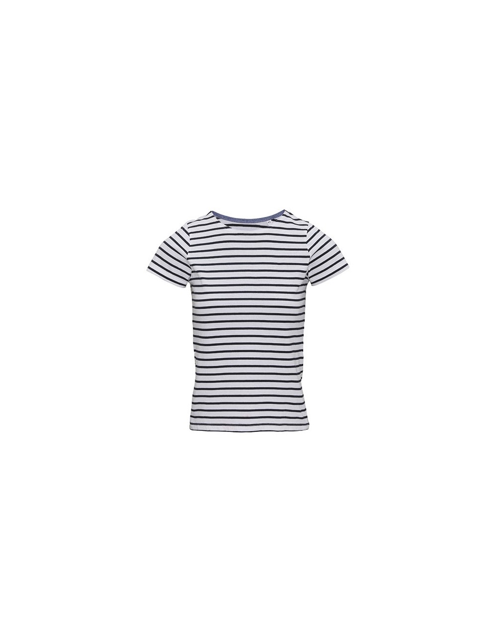T-shirts ASQUITH & FOX Women´s Marinière Coastal Short Sleeve Tee voor bedrukking &amp; borduring