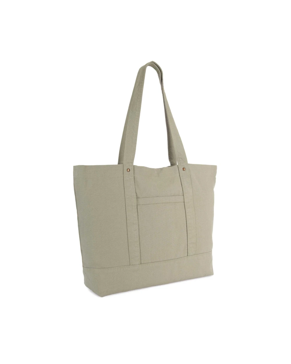Tassen & Zakken KIMOOD Grote shopper met zijzak voor bedrukking &amp; borduring