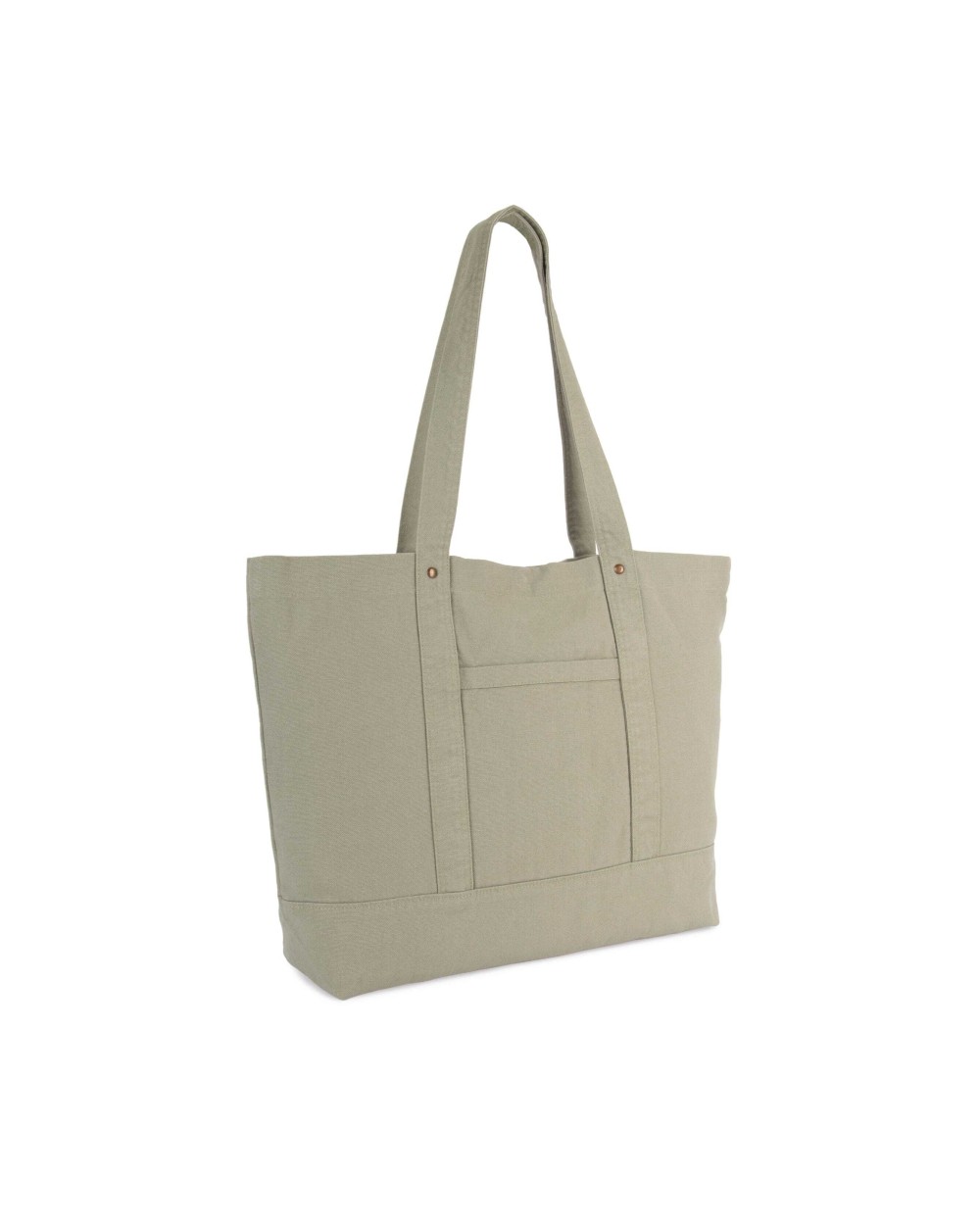 Tassen & Zakken KIMOOD Grote shopper met zijzak voor bedrukking &amp; borduring
