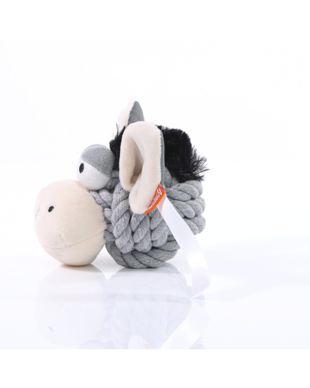 Benodigdheden MBW MiniFeet® Dog Toy Knotted Animal Donkey voor bedrukking &amp; borduring