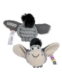 Benodigdheden MBW MiniFeet® Dog Toy Knotted Animal Donkey voor bedrukking &amp; borduring