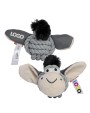 Benodigdheden MBW MiniFeet® Dog Toy Knotted Animal Donkey voor bedrukking &amp; borduring