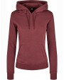 BUILD YOUR BRAND Ladies´ Organic Hoody Sweatshirts personalisierbar