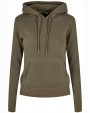 Sweaters & hoodies BUILD YOUR BRAND Ladies´ Organic Hoody voor bedrukking &amp; borduring