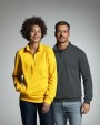 Sweaters & hoodies COTTOVER SWEATER HALF ZIP UNISEX - GOTS GECERTIFICEERD voor bedrukking &amp; borduring