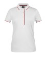 Polo's JAMES & NICHOLSON Ladies` Polo Stripe voor bedrukking &amp; borduring