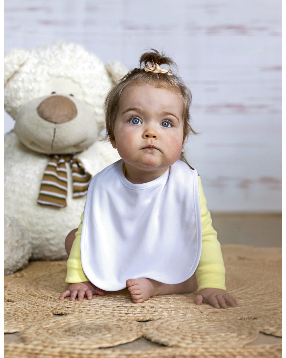 Baby artikelen LINK SUBLIME Bib Interlock Double Layer voor bedrukking &amp; borduring