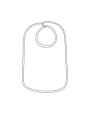 Articles bébés personnalisable LINK SUBLIME Bib Interlock Double Layer