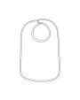 Articles bébés personnalisable LINK SUBLIME Bib Interlock Double Layer