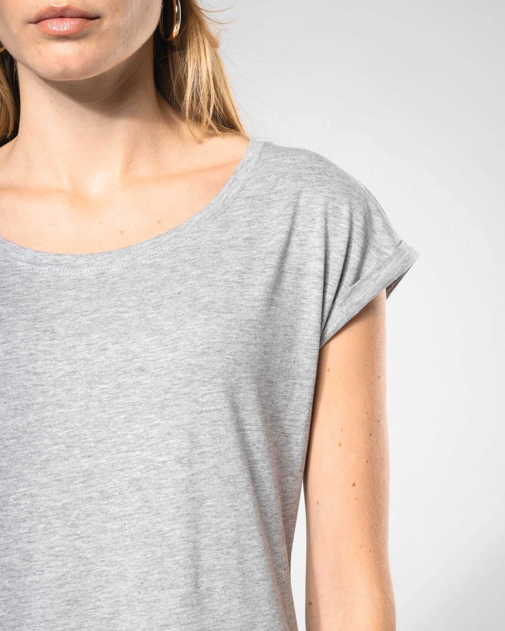 T-shirts KARIBAN Lang dames-T-shirt voor bedrukking &amp; borduring