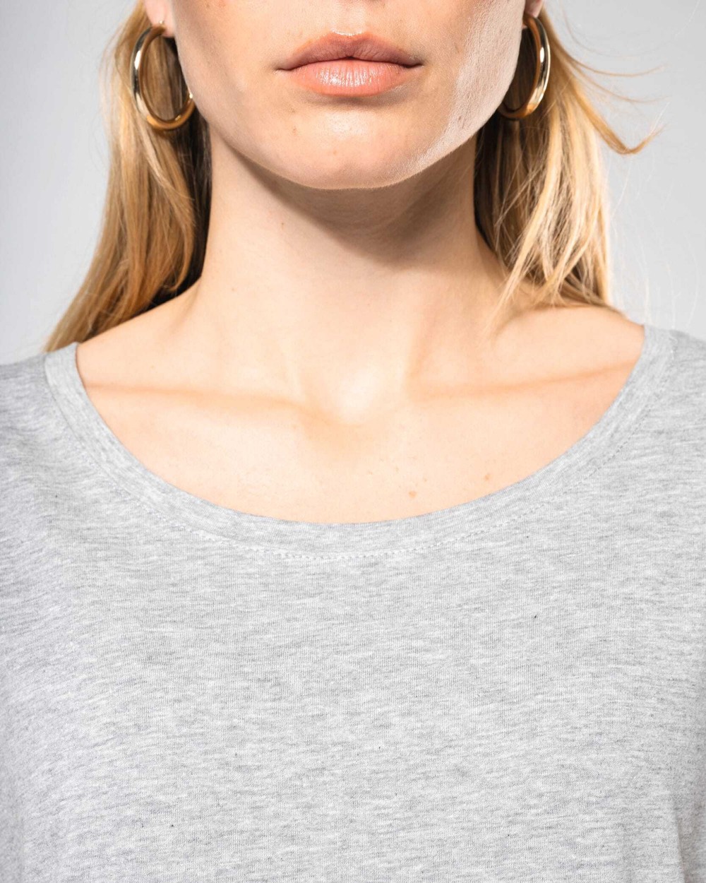 T-shirts KARIBAN Lang dames-T-shirt voor bedrukking &amp; borduring