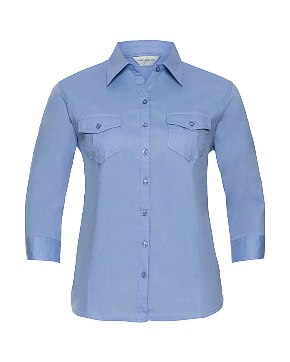Chemises personnalisable RUSSELL Ladies' Roll Sleeve Shirt 3/4 Sleeve