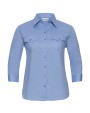Chemises personnalisable RUSSELL Ladies' Roll Sleeve Shirt 3/4 Sleeve