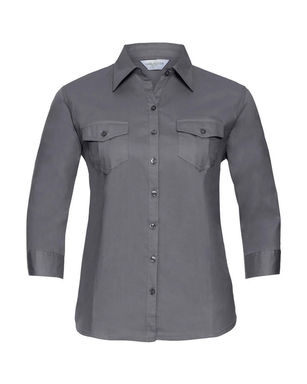Chemises personnalisable RUSSELL Ladies' Roll Sleeve Shirt 3/4 Sleeve