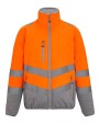 REGATTA Hi-Vis 2-Tone Thermal Baffle Jacket Jacken personalisierbar