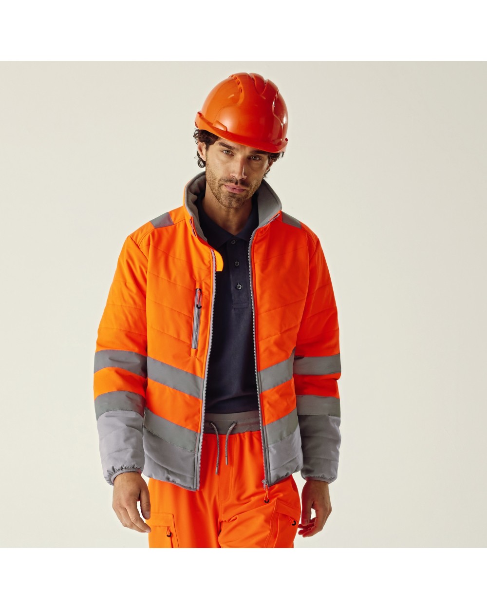 Vestes personnalisable REGATTA Hi-Vis 2-Tone Thermal Baffle Jacket