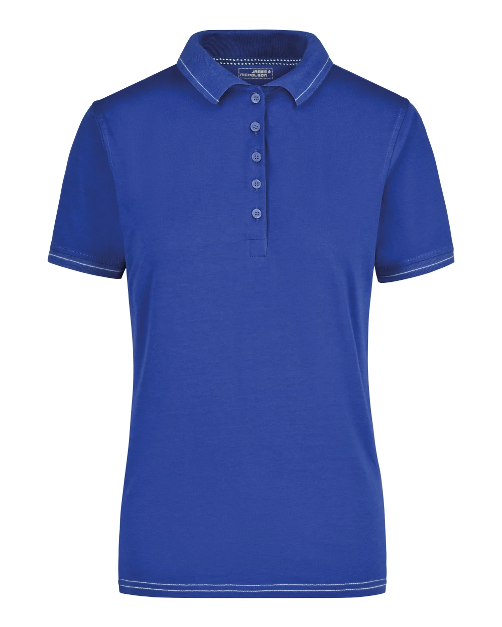 Polo's JAMES & NICHOLSON Ladies` Elastic Polo voor bedrukking &amp; borduring