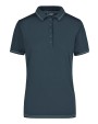 JAMES & NICHOLSON Ladies´ Elastic Polo Poloshirts personalisierbar